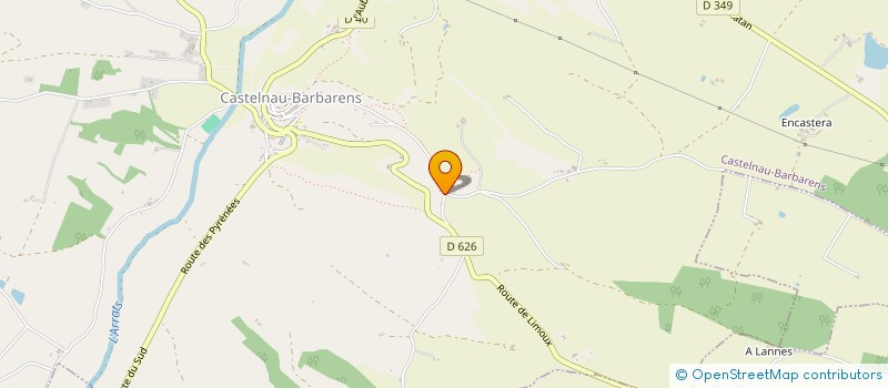 localisation de l'entreprise SCI ALCO  CASTELNAU-BARBARENS