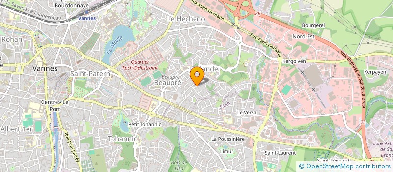 localisation de l'entreprise SCI ALCOP à VANNES