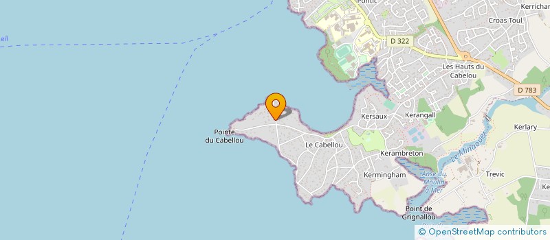 localisation de l'entreprise SCI ALCOQUIN  CONCARNEAU