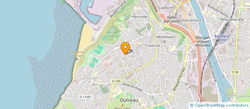 localisation de l'entreprise SCI ALCOR  LE PORTEL