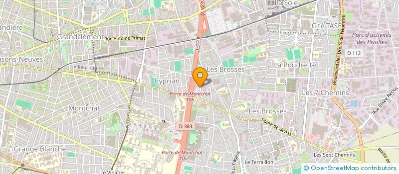 localisation de l'entreprise SCI ALCOR IMMO  VILLEURBANNE