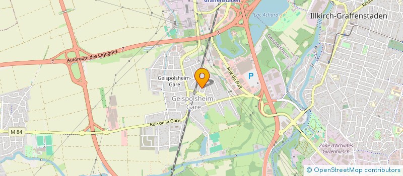 localisation de l'entreprise SCI ALCOVE  GEISPOLSHEIM