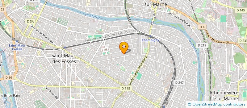 localisation de l'entreprise SCI ALCOVER ET FILLES à SAINT-MAUR-DES-FOSSES