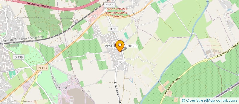 localisation de l'entreprise SCI ALCOVIA  VESTRIC-ET-CANDIAC