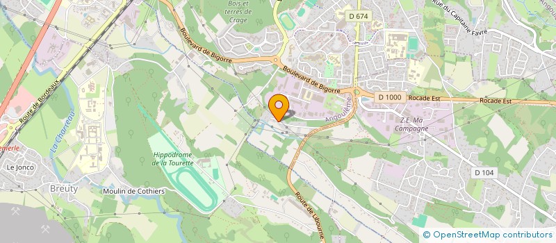 localisation de l'entreprise SCI ALCOVIER à ANGOULEME