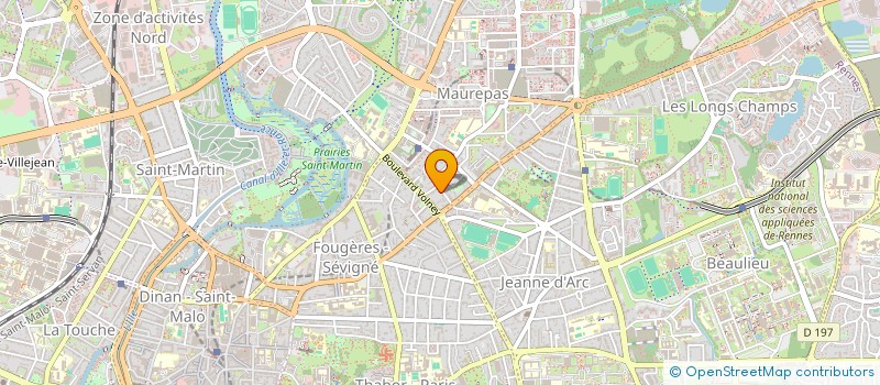 localisation de l'entreprise SCI ALCY  RENNES