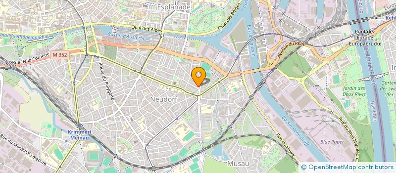 localisation de l'entreprise SCI ALCYBO  STRASBOURG