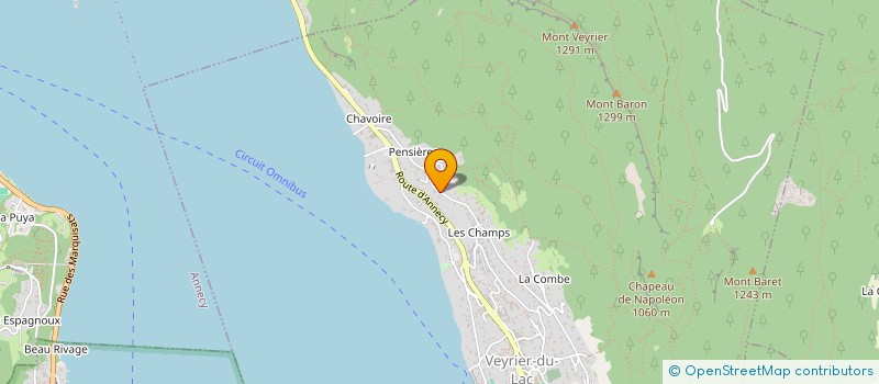 localisation de l'entreprise SCI ALCYMADA  VEYRIER-DU-LAC