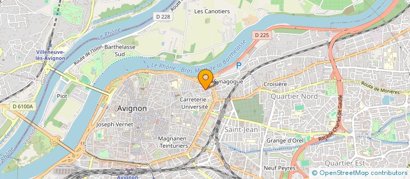 localisation de l'entreprise SCI ALCYON  AVIGNON