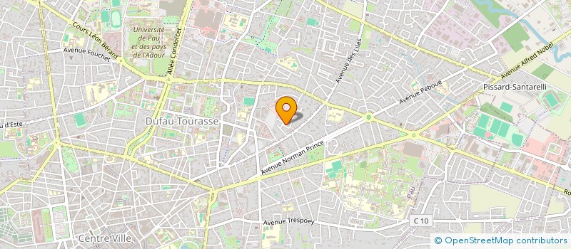 localisation de l'entreprise SCI ALCYON à PAU
