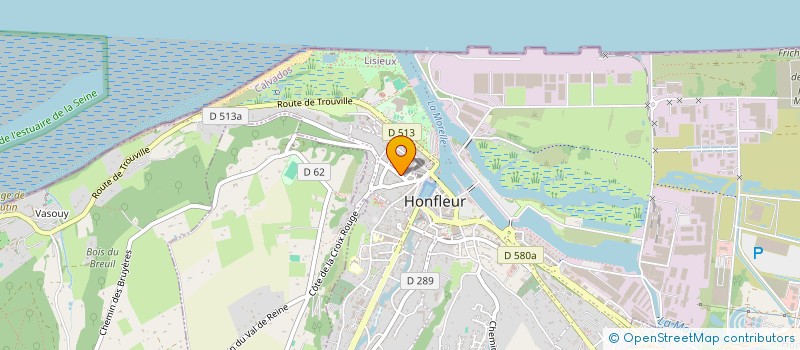 localisation de l'entreprise SCI ALCYON à HONFLEUR