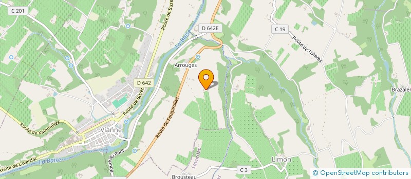 localisation de l'entreprise SCI ALCYONE  VIANNE