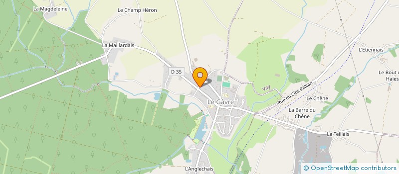 localisation de l'entreprise SCI ALCYONE  LE GAVRE