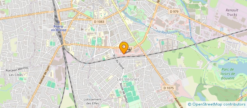 localisation de l'entreprise SCI ALCYONE à BOURG-EN-BRESSE