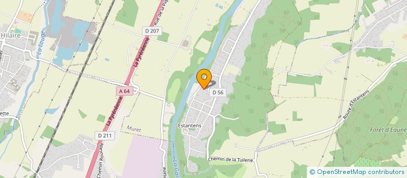 localisation de l'entreprise SCI ALCYONS  MURET