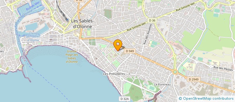 localisation de l'entreprise SCI   ALDA à LES SABLES D'OLONNE