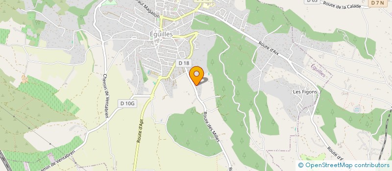 localisation de l'entreprise SCI ALDA  EGUILLES