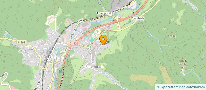 localisation de l'entreprise SCI ALDA  BAREMBACH