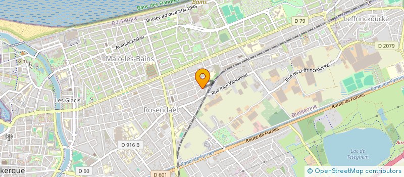 localisation de l'entreprise SCI ALDABRA à DUNKERQUE