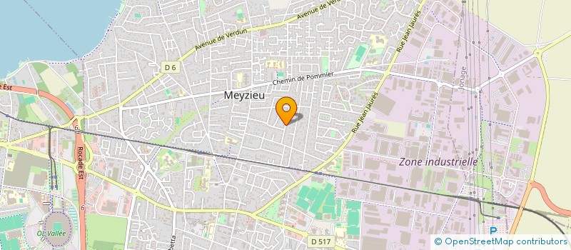 localisation de l'entreprise SCI ALDABRA  PUSIGNAN