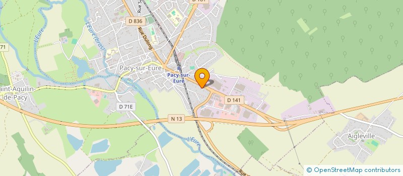 localisation de l'entreprise SCI ALDABRA  PACY-SUR-EURE