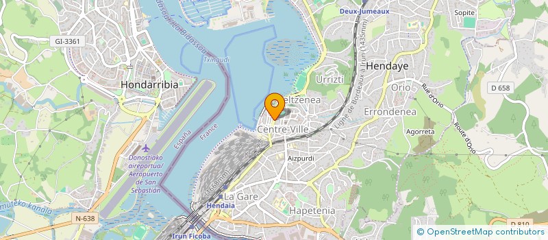localisation de l'entreprise SCI ALDAERAK  HENDAYE