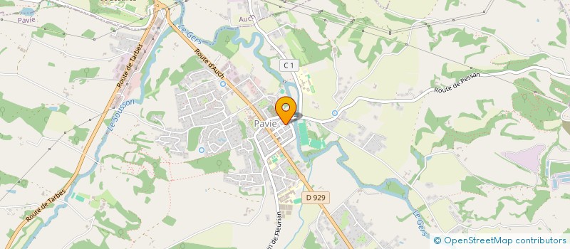 localisation de l'entreprise SCI ALDANA  PAVIE