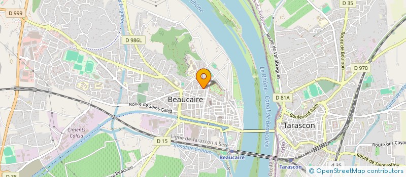 localisation de l'entreprise SCI ALDEA  BEAUCAIRE