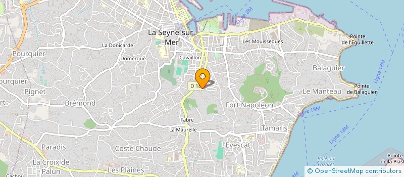 localisation de l'entreprise SCI ALDEBARAN à LA SEYNE-SUR-MER