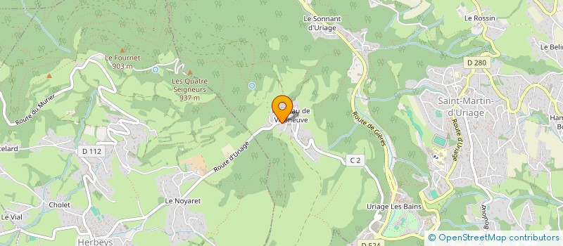 localisation de l'entreprise SCI ALDEBARAN  SAINT-MARTIN-D'URIAGE