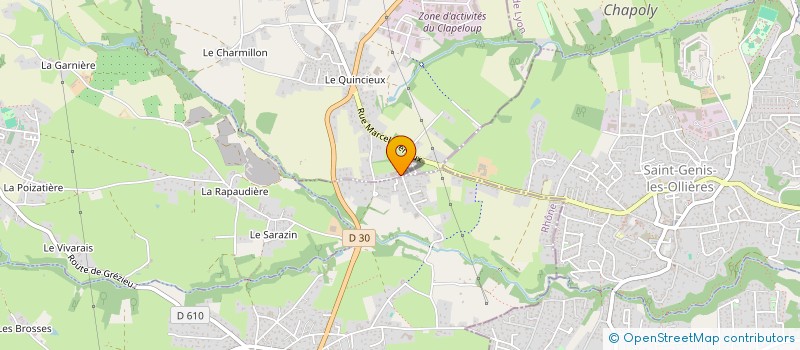 localisation de l'entreprise SCI ALDEBARAN  SAINTE-CONSORCE