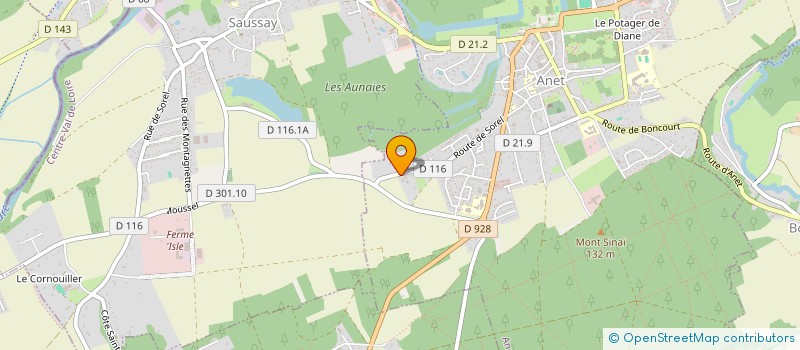 localisation de l'entreprise SCI ALDEBARAN à ANET