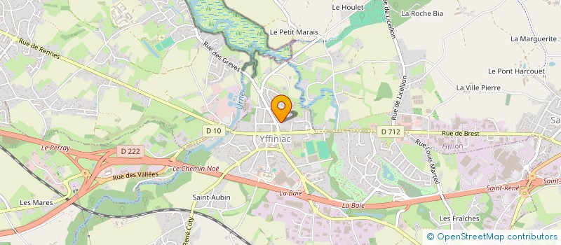 localisation de l'entreprise SCI ALDEBARAN  YFFINIAC