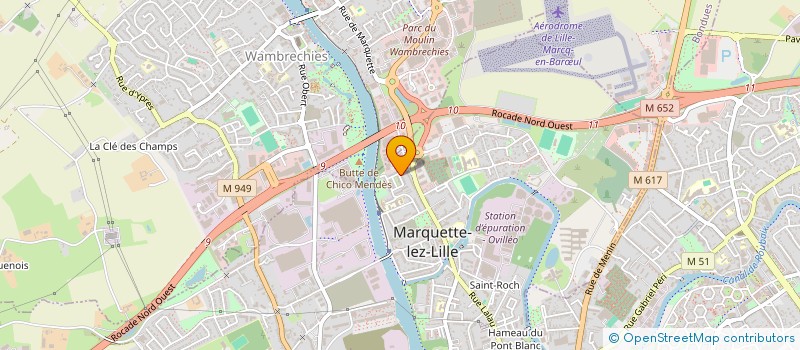 localisation de l'entreprise SCI ALDEBARAN IMMOBILIER  MARQUETTE-LEZ-LILLE