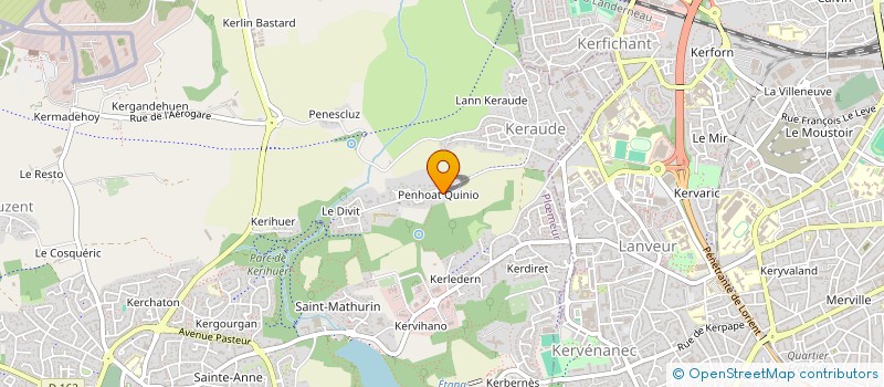 localisation de l'entreprise SCI ALDECAVE  PLOEMEUR