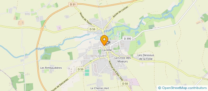 localisation de l'entreprise SCI ALDI  LIGUEIL