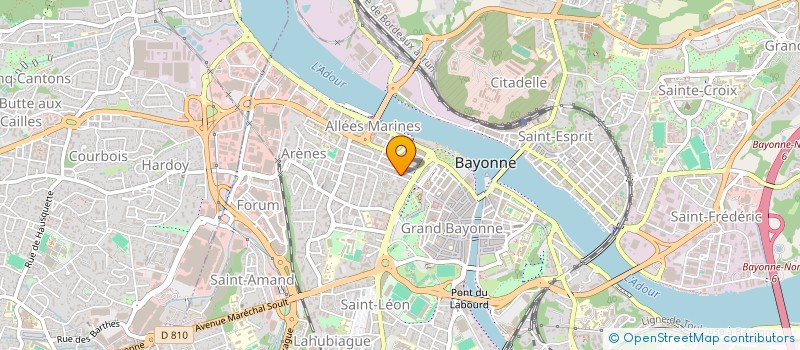 localisation de l'entreprise SCI ALDIA à BAYONNE