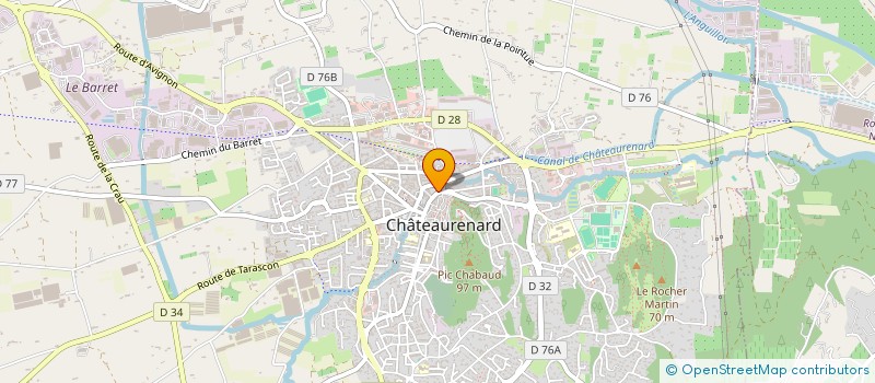 localisation de l'entreprise SCI ALDINE à CHATEAURENARD