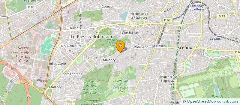 localisation de l'entreprise SCI ALDIPA à LE PLESSIS-ROBINSON
