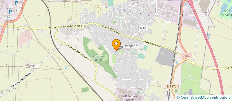 localisation de l'entreprise SCI ALDIPE  PUSIGNAN