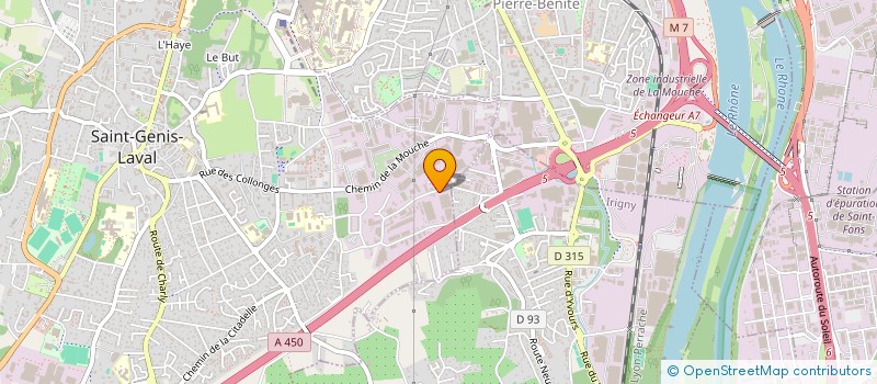 localisation de l'entreprise SCI ALDIVIA  SAINT-GENIS-LAVAL