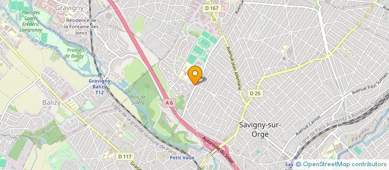 localisation de l'entreprise SCI ALDLDT  SAVIGNY-SUR-ORGE
