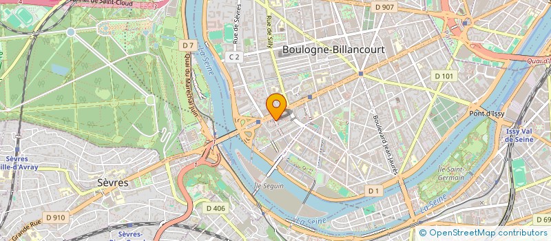 localisation de l'entreprise SCI ALDO à BOULOGNE-BILLANCOURT