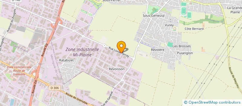 localisation de l'entreprise SCI ALDO  GENAS