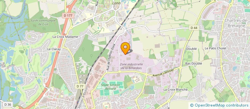 localisation de l'entreprise SCI ALDO à BRUZ