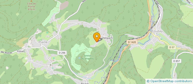 localisation de l'entreprise SCI ALDOM  PLAINE