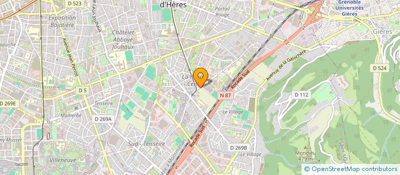 localisation de l'entreprise SCI ALDOSAVINO  SAINT-MARTIN-D'HERES