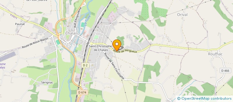 localisation de l'entreprise SCI ALE  CHALAIS