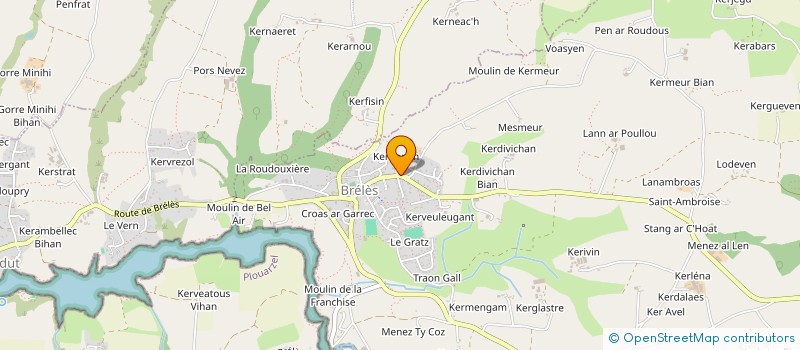 localisation de l'entreprise SCI ALE  BRELES