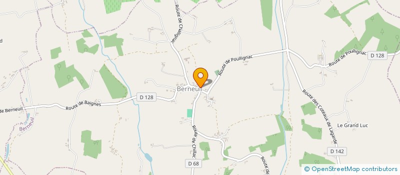 localisation de l'entreprise SCI ALEA 01  CHILLAC